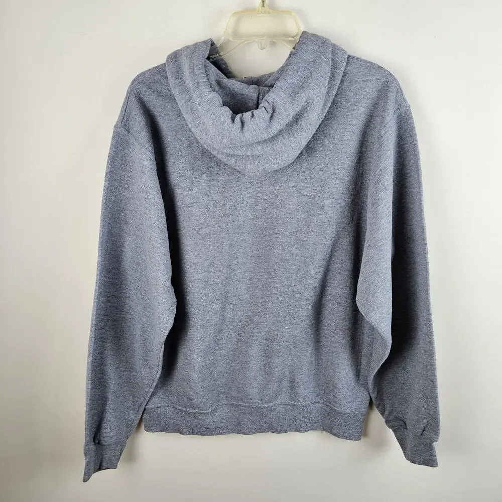 Vintage Jerzees NuBlend Mt Washington Hoodie Men’s Medium Unisex Heather Gray